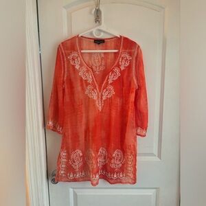 Spiaggia Dolce Embroidered Beach Coverup